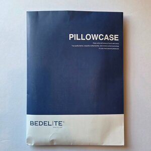 NWT -- BEDELITE Satin Pillowcase Set (2-Pack) – Standard Size – Dark Grey